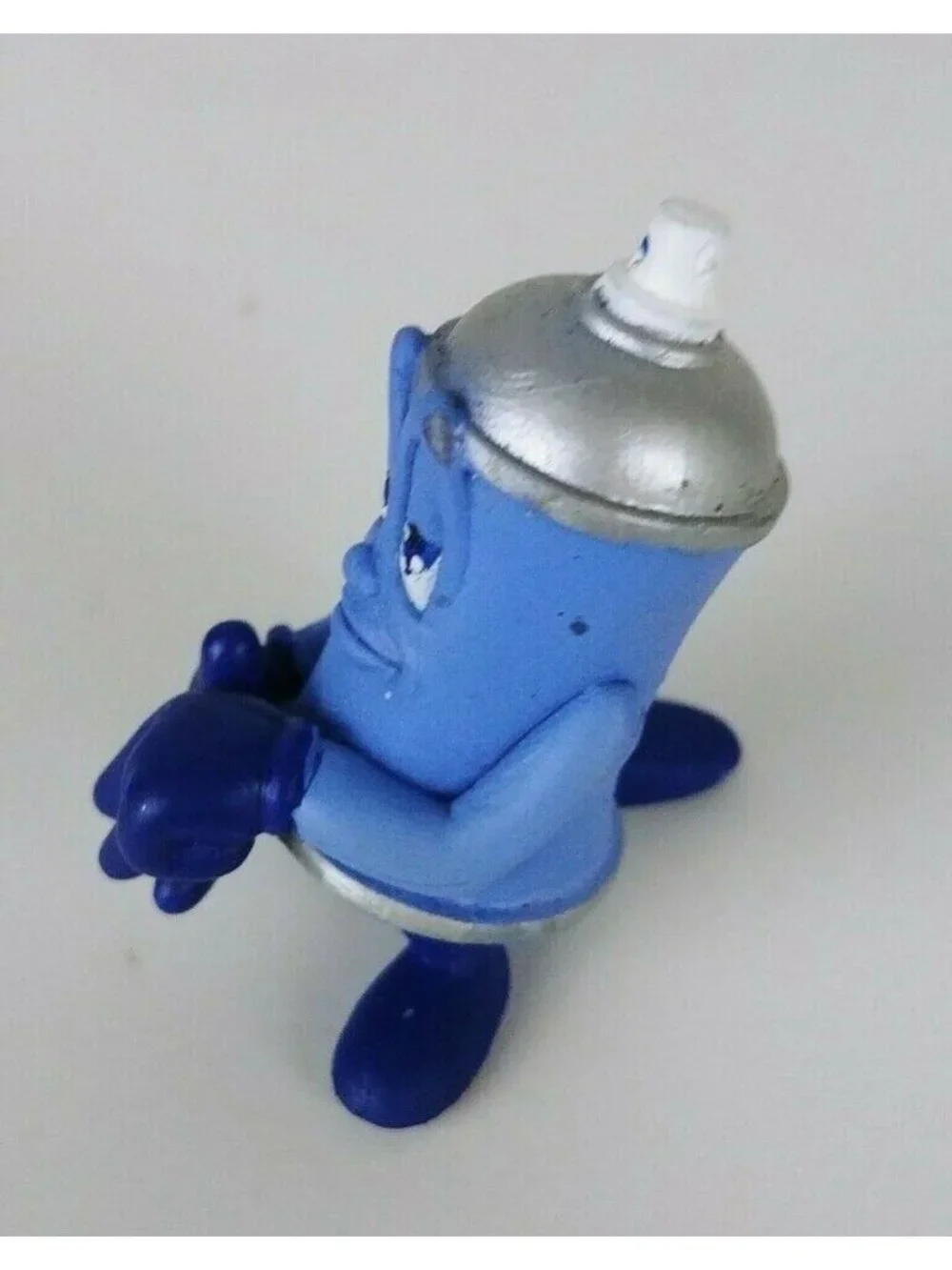 The CAN CREW Urban Spray Cans True Blue figurine collectible retired 1.5